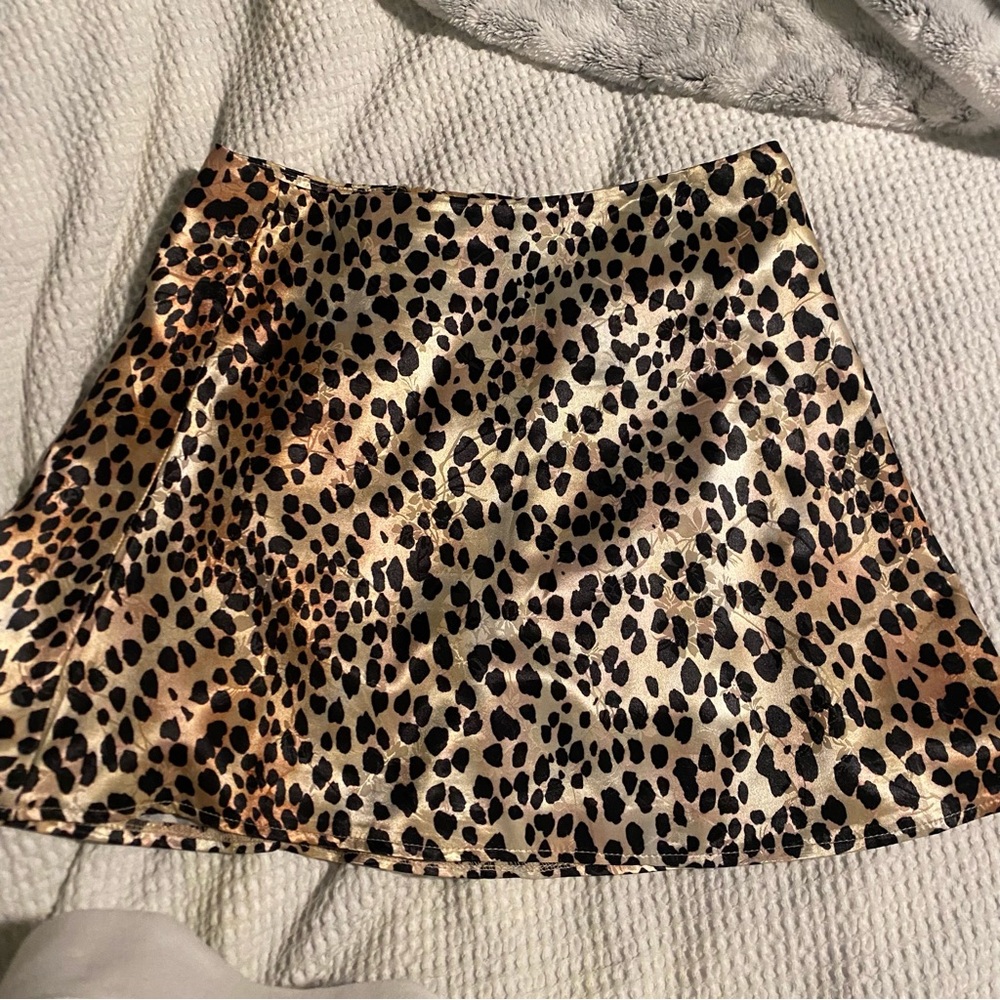 Princess Polly Leopard Print Mini Skirt